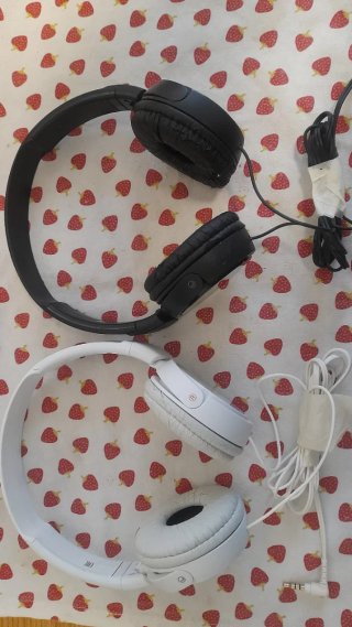 Auriculares Sony Blancos y Negros