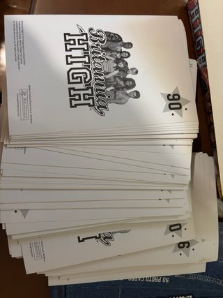 Britannia High: Tarjetas y Caja Panini