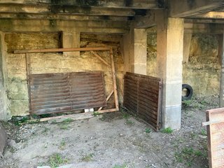 Valla modular hierro lamas ventiladas