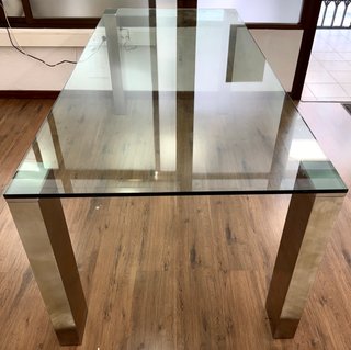 Tavolo in cristallo per ufficio/casa
