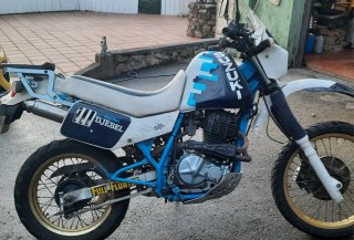 Suzuki DR 600 DJEBEL Enduro Azul/Blanco