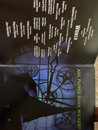 Libro souvenir Wicked