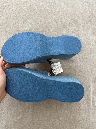 Cuñas plataforma denim