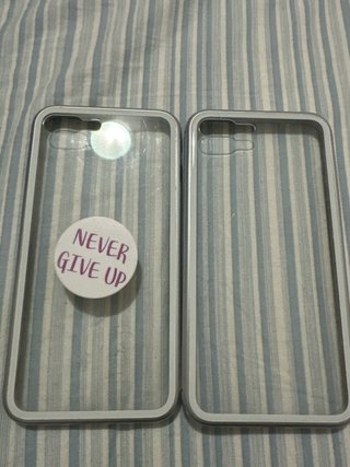 Funda transparente para móvil iphone 8 plus