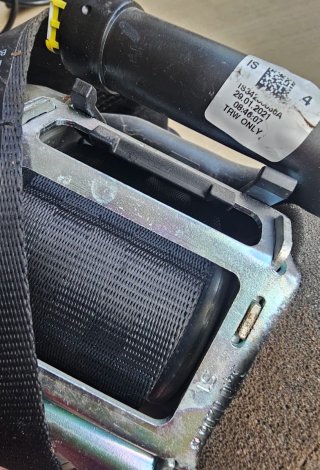 Conjunto cinturones seguridad coche