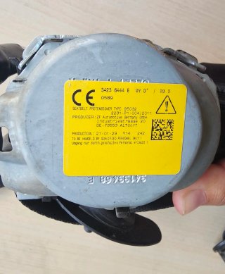 Conjunto cinturones seguridad coche
