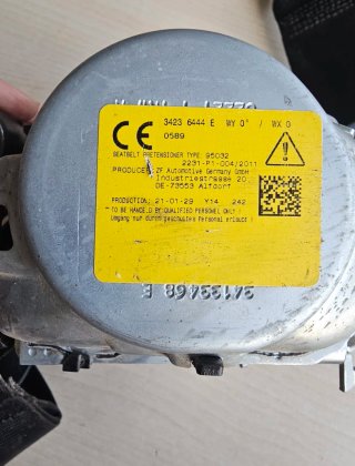 Conjunto cinturones seguridad coche