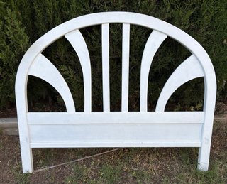 Cabecero cama 135 cm madera blanco