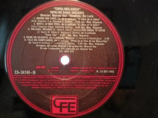 LP Topolino Radio Orquesta Topolinolandia 1982