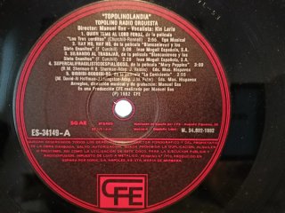 LP Topolino Radio Orquesta Topolinolandia 1982