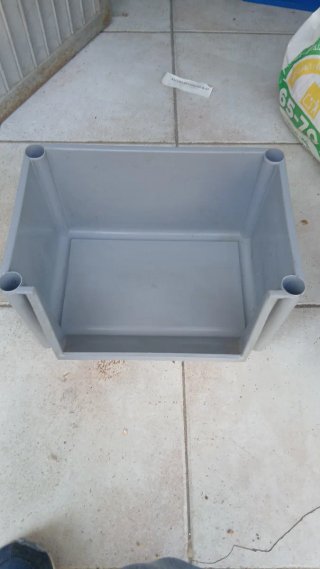 Cajas de almacenamiento apilables de plástico