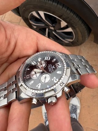 Reloj Viceroy Cronógrafo Negro y Plateado