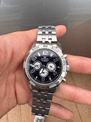 Reloj Viceroy Cronógrafo Negro y Plateado