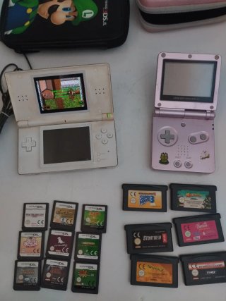 Nintendo DS Lite + 16 Juegos