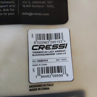 Neopreno CRESSI Thermo Flex Mujer Talla L/4 (76€)