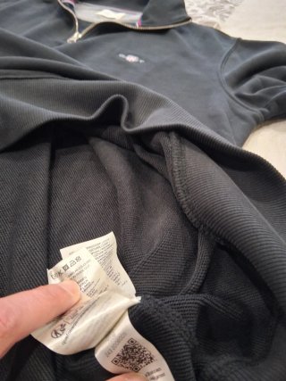 Sudadera Gant Negra Talla M Hombre