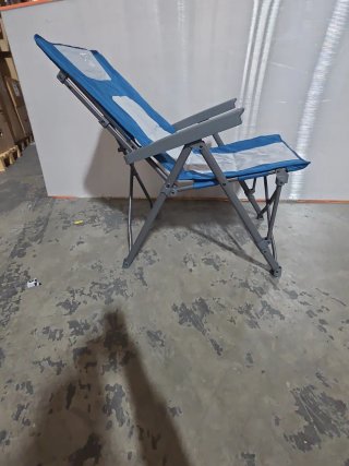 Silla plegable camping Timber Ridge azul/gris