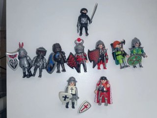 Lote Figuras Playmobil Caballeros