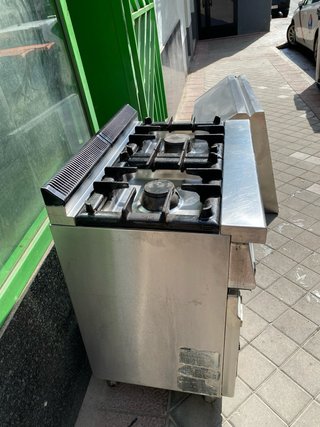 Cocina industrial Repagas 2 fuegos + horno