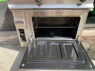 Cocina industrial Repagas 2 fuegos + horno