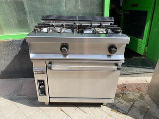 Cocina industrial Repagas 2 fuegos + horno