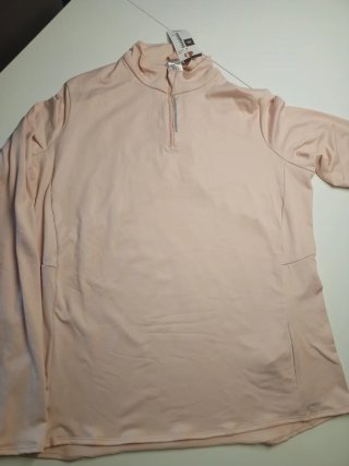 Camiseta running Kiprun manga larga rosa