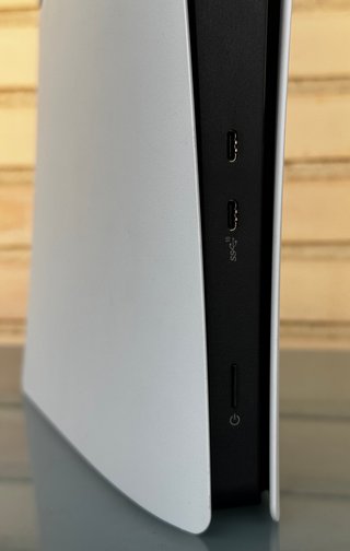 Como Nueva Consola PS5 Slim Sony Blanca y Negra