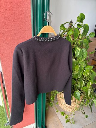 Cardigan chaqueta botones strass -Mango