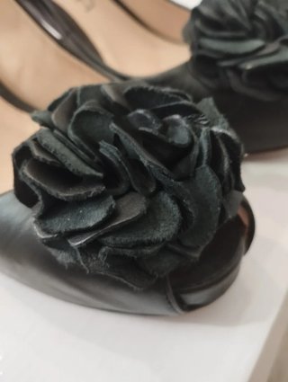 Zapatos tacón Unisa negros T40