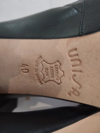 Zapatos tacón Unisa negros T40