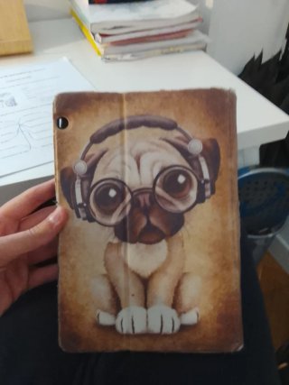 Funda para tablet con diseño de perro