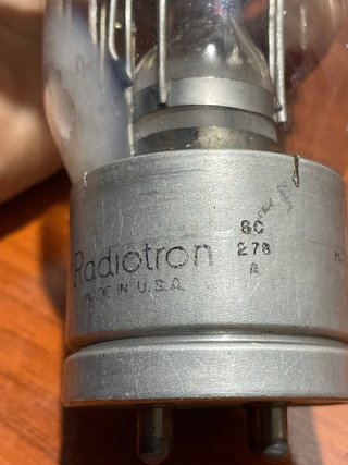 Válvula RCA Radiotron Antigua