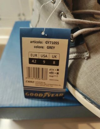 Scarpe Goodyear 42 Grigio/Blu