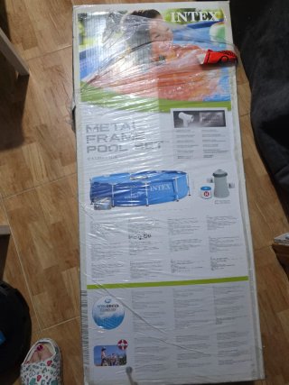 Piscina Intex Metal Frame 3.1m + Depuradora