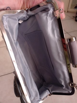 Pochette vintage anni '70 oro/argento