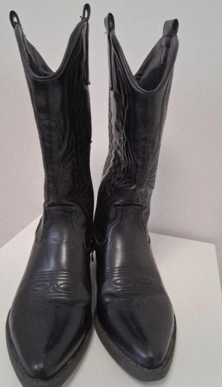 Stivali da cowboy neri