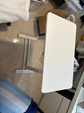 Mesa Auxiliar para Cama Blanca