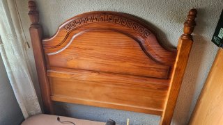 Cabecero de madera para cama de 90