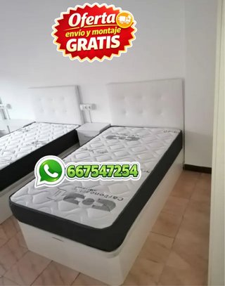 Canape y colchon 90x190 105x190 135x190 150x190