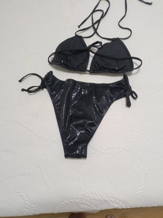 Bikini Negro Talla L (equivale a M)