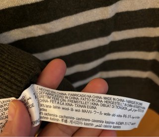 Jersey Massimo Dutti rayas verde y blanco de lana