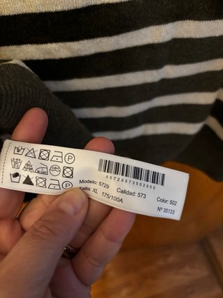 Jersey Massimo Dutti rayas verde y blanco de lana