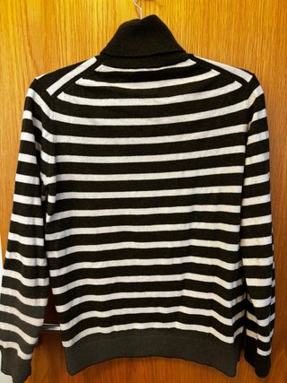 Jersey Massimo Dutti rayas verde y blanco de lana
