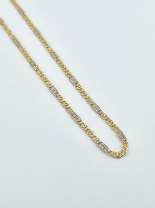 048-02-00113 Cadena de oro 18 k bicolor