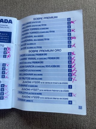 Cromos Adrenalyn XL 2025-26