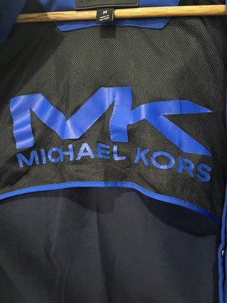 Abrigo azul con capucha para hombre Michael Kors