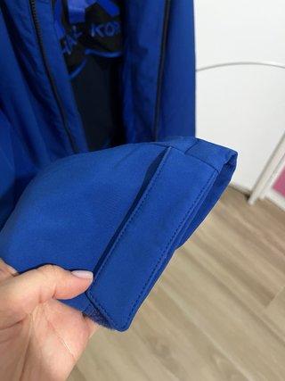 Abrigo azul con capucha para hombre Michael Kors