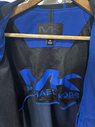 Abrigo azul con capucha para hombre Michael Kors