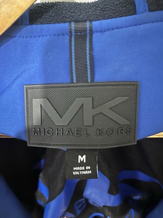 Abrigo azul con capucha para hombre Michael Kors