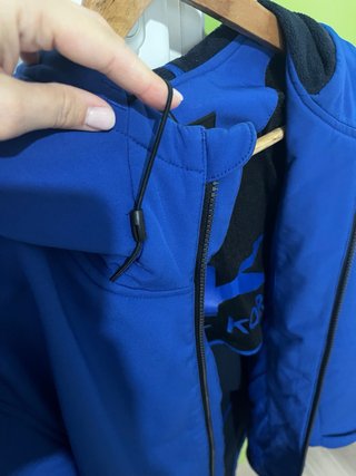 Abrigo azul con capucha para hombre Michael Kors